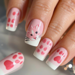 For Cat Lovers! 12 Adorable Cat – themed Nail Designs Recommended